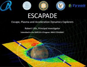ESCAPADE proposal front page submitted to NASA.